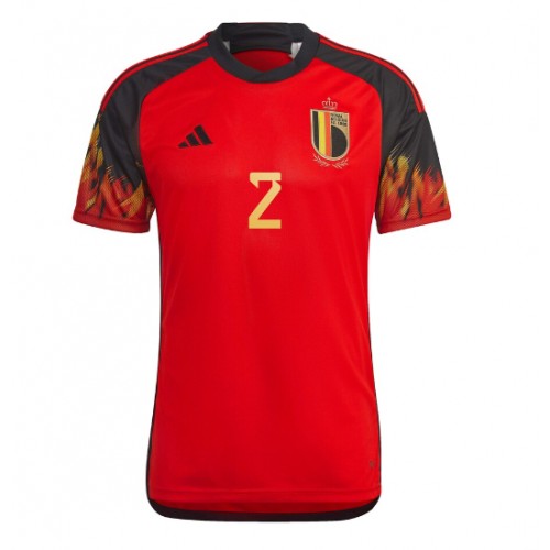 Belgia Toby Alderweireld #2 Koszulka Podstawowych MŚ 2022 Krótki Rękaw